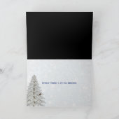黒の聖降誕祭の聖降誕祭お目出とう シーズンカード (内部)