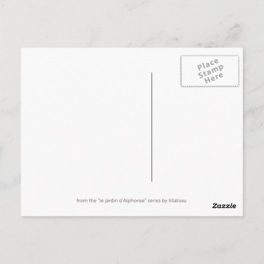 黒の背景にカリフォルニアのポピー ポストカード (裏面)