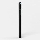 黒の背景に宝石とクリスタル シューズのプリンセス クラウン Case-Mate iPhoneケース (裏面/右)