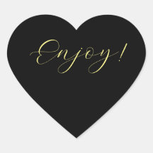 黒の背景楽しむハートシール