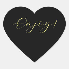 黒の背景楽しむハートシール ハートシール