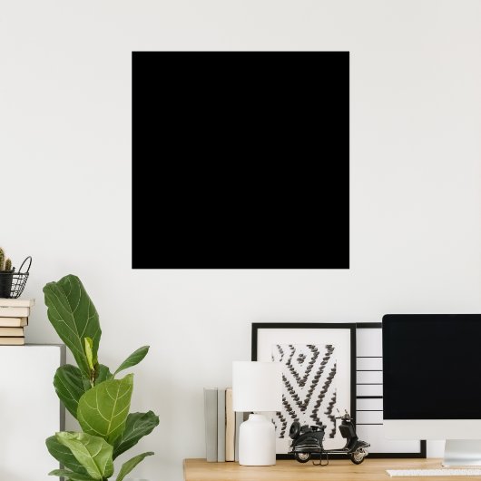 黒の背景 ポスター (ホームオフィス)