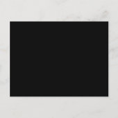黒の背景 ポストカード (正面)