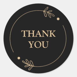 黒の背景 ラウンドシール