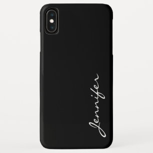 黒の背景 iPhone XS MAXケース