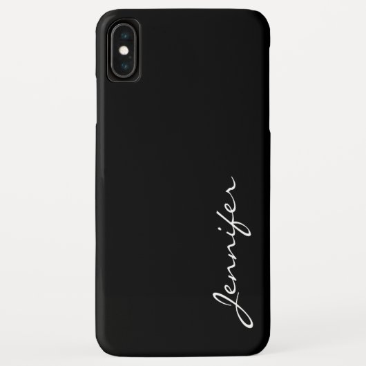 黒の背景 Case-Mate iPhoneケース (裏面)