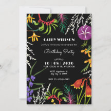 黒の花のようなトロピカルな自然