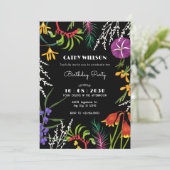 黒の花熱帯自然 招待状 (スタンド正面)
