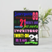 黒の落書き第21 招待状 (スタンド正面)