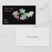 黒の蘭 名刺 (正面/裏面)