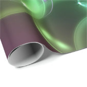 黒の虹色の泡 ラッピングペーパー (ロールコーナー)