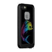 黒の虹Mahi Mahi LifeProof iPhoneケース (裏面/右)