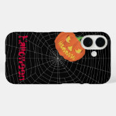 黒の蜘蛛の巣 Case-Mate iPhoneケース (裏面 (横))