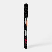 黒の蜘蛛の網 iPhone 16ケース (右側面)