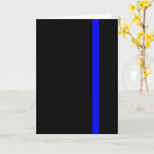 黒の記号による薄いブルーライン カード (黄色い花)
