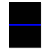 黒の象徴的な薄い青い無地の線 テーブルナンバー (正面)