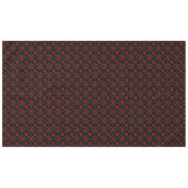 黒の赤いポインセチア テーブルクロス (正面(横))