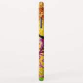 黒の赤ジェスターマスクの仮装イエローパープル Case-Mate iPhoneケース (裏面/右)