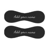 黒の追加無地の名文字メッセージをここにスローpilo 野球ボール (パネル)