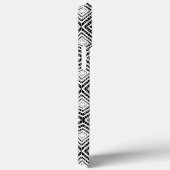 黒の部族のダイヤモンド泥の布アフリカパターン Case-Mate iPhoneケース (裏面 / 右)