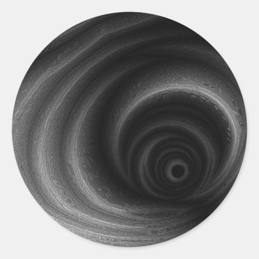 黒の重力 ラウンドシール (正面)