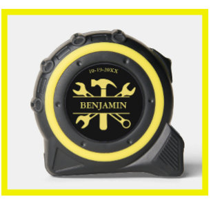 黒の金ゴールドツールセット名の日付 メジャー