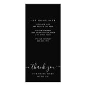 黒の金ゴールドワールドマップ(オプションのハートメニュー) ラックカード (裏面)