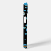 黒の青い泡 Case-Mate iPhoneケース (裏面 / 右)