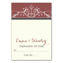 黒の飾り枠 マルサラの名札