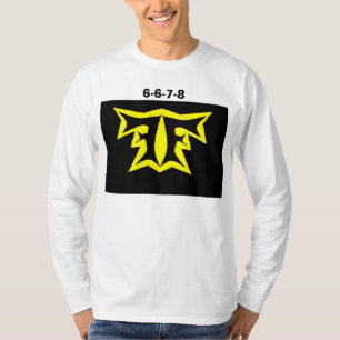 黒の黄色 Tシャツ