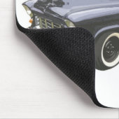 黒の1956年のシボレーの積み込み マウスパッド (コーナー)