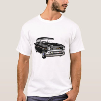 黒の1957年のBel Air Tシャツ