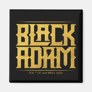 黒のAdamスタック名グラフィック マグネット