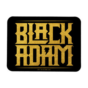 黒のAdamスタック名グラフィック マグネット