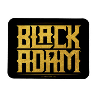 黒のAdamスタック名グラフィック マグネット