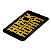 黒のAdamスタック名グラフィック マグネット (左側)