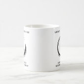 黒のDA50世界バーチャルコンベンションマグ コーヒーマグカップ (中央)
