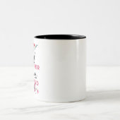 黒のFirst My Mother Forever My Friend ツートーンマグカップ (中央)