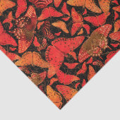 黒のFlutterbyの秋の蝶 薄葉紙 (詳細)