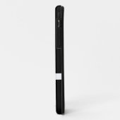 黒のiPhone 5の体育専門家のシルエットの白 Case-Mate iPhoneケース (裏面/左)