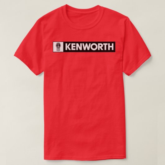 黒のKWワード Tシャツ (デザイン正面)