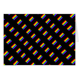 黒のLGBTゲイプライドの虹の旗パターン!