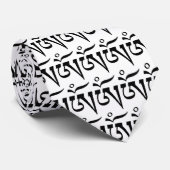 黒のOM記号 ネクタイ (ロール)