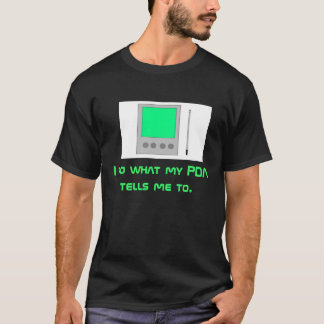 黒のPDA Tシャツ