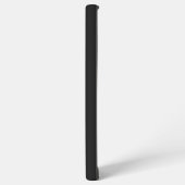 黒のSamsung携帯ケースに描かれたタコの触手 Samsung Galaxyケース (左側面)