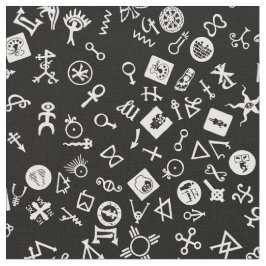 黒のSymboliconの白 ファブリック