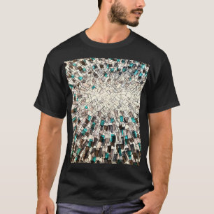 黒のTシャツ(ガラス粉砕デザイン) Tシャツ