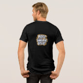 黒のTシャツ トライブレンドTシャツ (裏面全面)