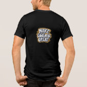 黒のTシャツ トライブレンドTシャツ (裏面)