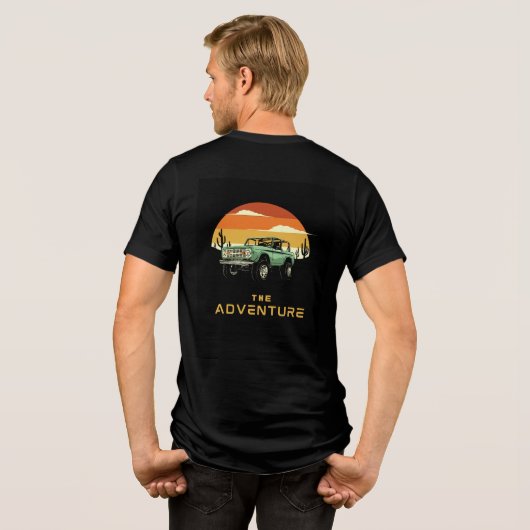 黒のTシャツ トライブレンドTシャツ (裏面全面)